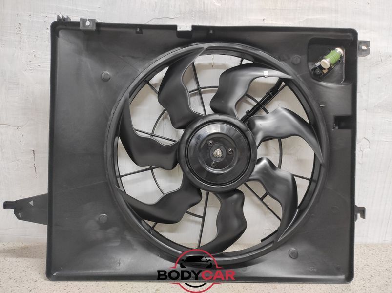 Дифузор вентилятор в зборі мотор Hyundai Santa Fe 2013 2014 2015 2016 25380-4Z000 25380-4Z000 фото